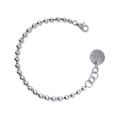 Beads 3mm Bracelet in Silver